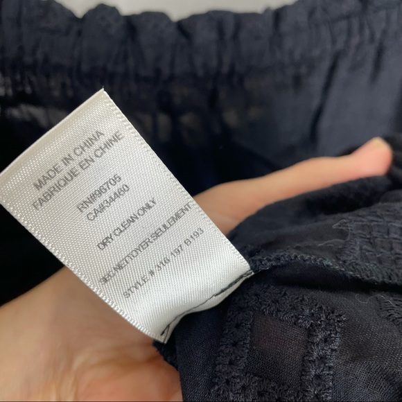 Rebecca Taylor Off Shoulder Top Embroidered - Picture 8 of 9